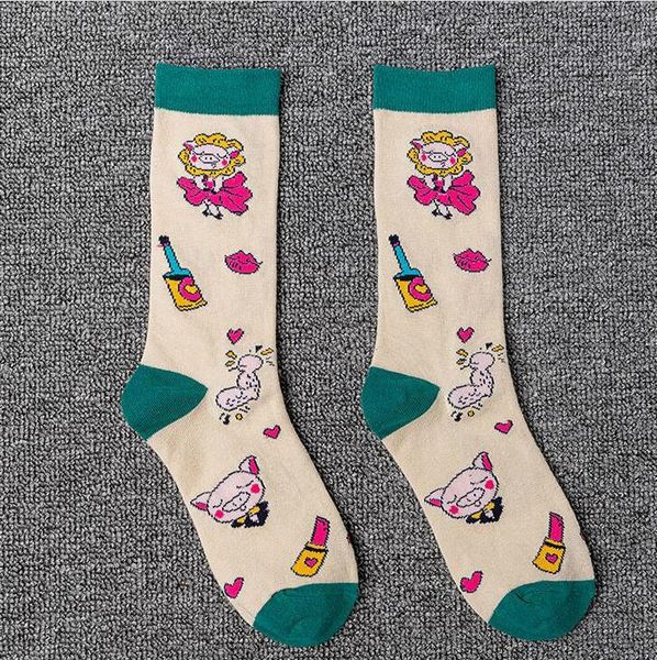 women's stockings underwear fashoin designer socks with cartoon pattern fashion casual socks for women hosiery cute knee-socks clothing, Black;white
women's stockings underwear fashoin designer socks with cartoon pattern fashion casual socks for women hosiery cute knee-socks clothing, Black;white
