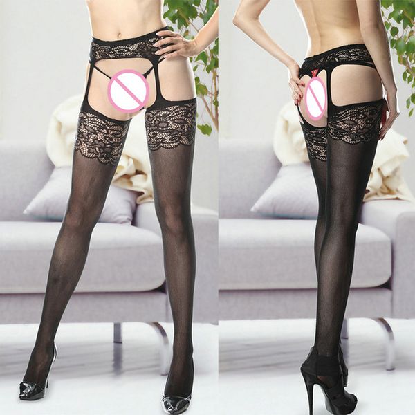 party club rhinestone stockings crotch hosiery glitter showgirl pantyhose garter belt no stockings crotch hosiery glitter, Black;white