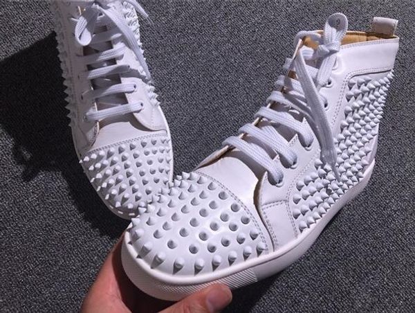 2019 luxury designer red bottom studded spikes orlato men women casual shoes fashion insider sneakers black red white leather high boots
2019 luxury designer red bottom studded spikes orlato men women casual shoes fashion insider sneakers black red white leather high boots