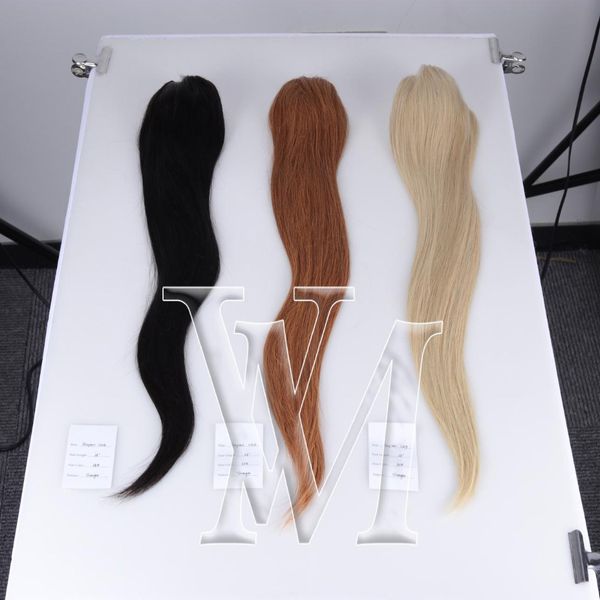 120g silky straight unprocessed virgin human ponytail natural tight hole drawstring horsetail 613 blonde brown color hair extensions, Black
120g silky straight unprocessed virgin human ponytail natural tight hole drawstring horsetail 613 blonde brown color hair extensions, Black