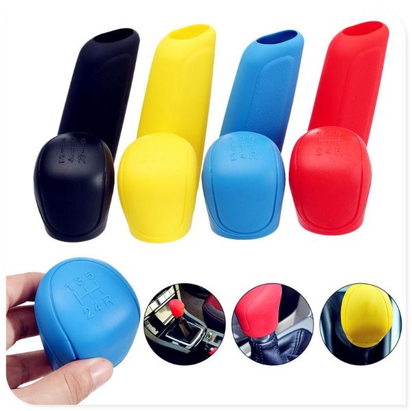 

car rubber handbrake shift gear knob cover for mitsubishi asx endeavor expo galant grandis lancer mirage montero 407