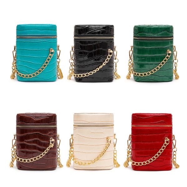 fashion women girls pu handbag ladies shoulder bag chain crossbody satchel tote purse messenger bag for daily use