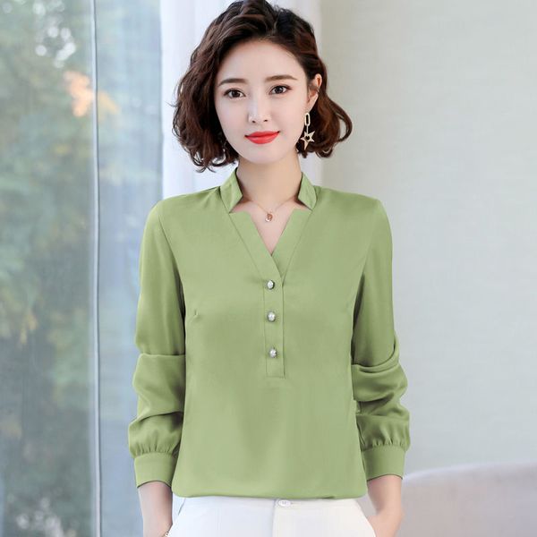 women's blouses & shirts fashion women spring autumn chiffon casual long sleeve v-neck business office lady bluses df3317, White
women's blouses & shirts fashion women spring autumn chiffon casual long sleeve v-neck business office lady bluses df3317, White