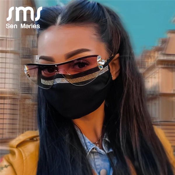 luxury diamond cat eye sunglasses women rimless one piece female men eyewear sun glasses fashion metal rhinestone glasses uv400, Blue
luxury diamond cat eye sunglasses women rimless one piece female men eyewear sun glasses fashion metal rhinestone glasses uv400, Blue