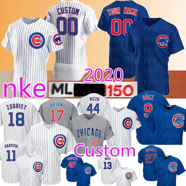 2020 custom 9 javier baez mens cubs jersey anthony rizzo 13 david bote 40 willson contreras 18 zobrist 22 heyward 34 lester baseball, Blue;black
2020 custom 9 javier baez mens cubs jersey anthony rizzo 13 david bote 40 willson contreras 18 zobrist 22 heyward 34 lester baseball, Blue;black