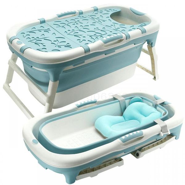 bathtub can fold bathtub, whole body household children bathtub, increase portable bathtub and thicken