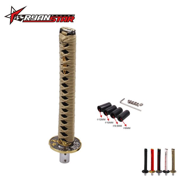 ryanstar - car accessories katana shift knob for automobile spare part speed chrome samurai sword sword handle
ryanstar - car accessories katana shift knob for automobile spare part speed chrome samurai sword sword handle