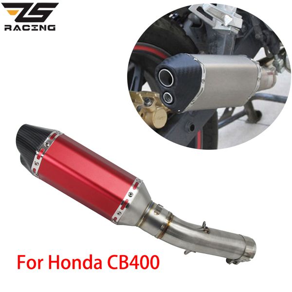 zs racing 35-51mm akrapovic universal motorcycle exhaust muffler + middle pipe round muffler set for cb400 slip-on
zs racing 35-51mm akrapovic universal motorcycle exhaust muffler + middle pipe round muffler set for cb400 slip-on