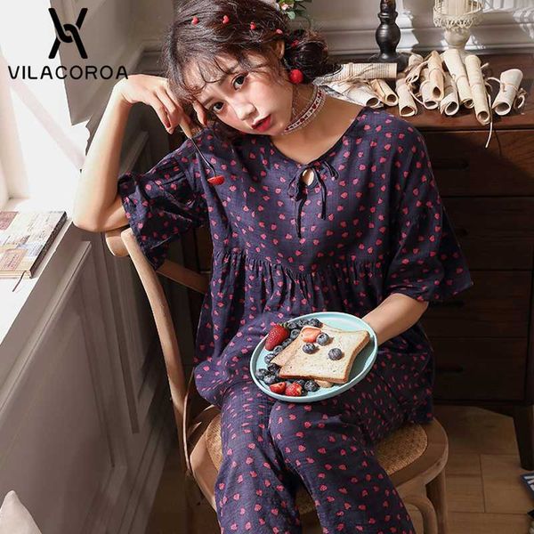 cute plaid v-neck pullover bow pajamas for women seven-quarter sleeve + pant 2 piece set pajama set plus size pyjama femme, Blue;gray
cute plaid v-neck pullover bow pajamas for women seven-quarter sleeve + pant 2 piece set pajama set plus size pyjama femme, Blue;gray