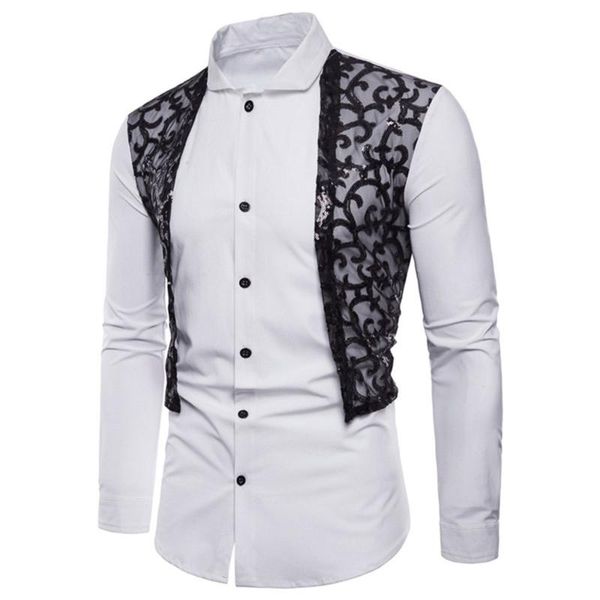 men's shirt long sleeve formal casual suits slim fit dress shirts solid color men business casual collar male blouse new fashion, White;black
men's shirt long sleeve formal casual suits slim fit dress shirts solid color men business casual collar male blouse new fashion, White;black