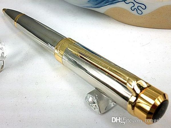 luxury pen good design bright silver golden clip ballpoint pen for office and school, Blue;orange
luxury pen good design bright silver golden clip ballpoint pen for office and school, Blue;orange