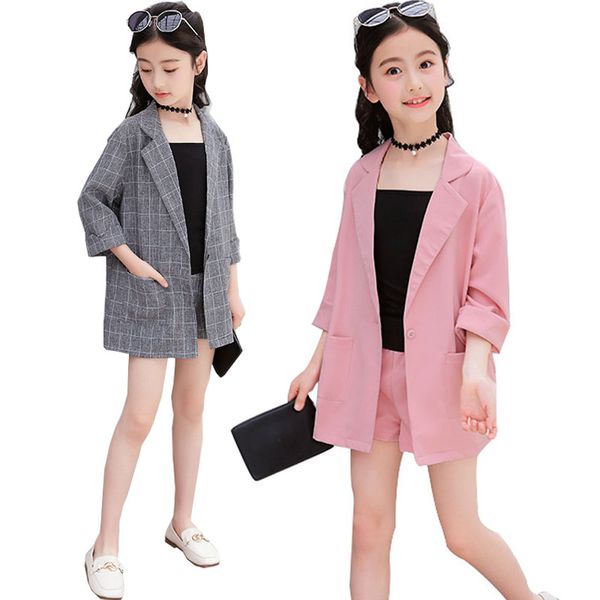 clothing sets teenage girls set summer gray pink jackets shorts tracksuit 3pcs school uniform clothes children outfits 10 year, White
clothing sets teenage girls set summer gray pink jackets shorts tracksuit 3pcs school uniform clothes children outfits 10 year, White