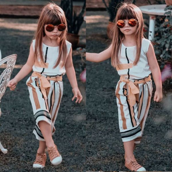 малыш дети девушка без рукавов полосатой tops long stripes bow брюки set летние нижнее одежда, White
малыш дети девушка без рукавов полосатой tops long stripes bow брюки set летние нижнее одежда, White