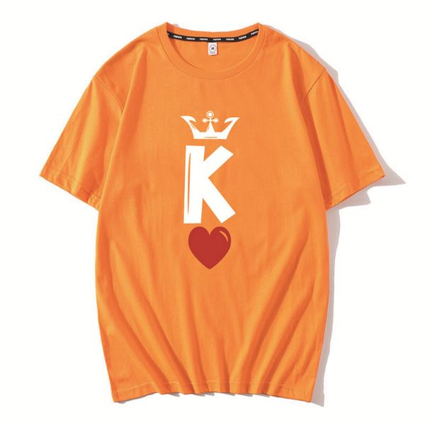hong kong style large size loose short-sleeved k crown women's 2019 of the wild round neck print shirt blouse shirt female, White
hong kong style large size loose short-sleeved k crown women's 2019 of the wild round neck print shirt blouse shirt female, White
