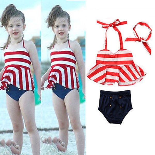 2017 0-4y toddler kids baby girls tankini bikini striped swimwear triangle swimsuit bathing suit+headband 3pcs/set beachwear
2017 0-4y toddler kids baby girls tankini bikini striped swimwear triangle swimsuit bathing suit+headband 3pcs/set beachwear