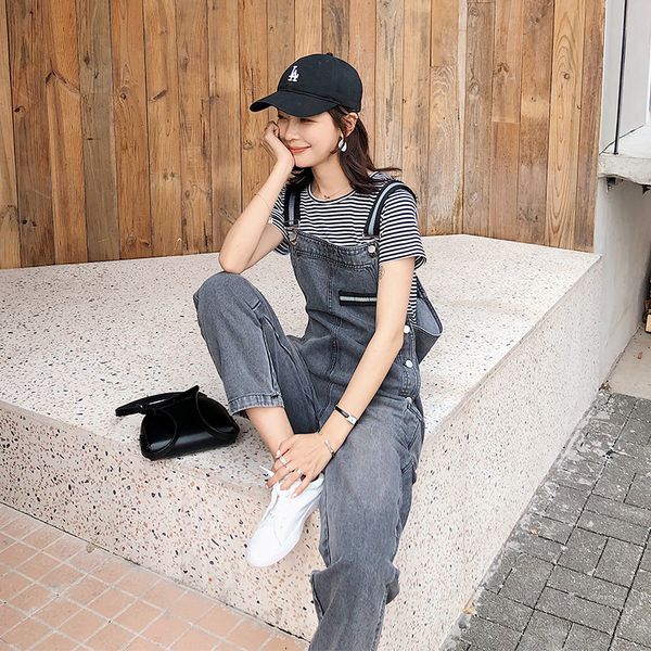 classic womens denim overalls 2019 autumn korean fashion wild jumpsuits temperament slim ladies bib pants good quality, Blue
classic womens denim overalls 2019 autumn korean fashion wild jumpsuits temperament slim ladies bib pants good quality, Blue