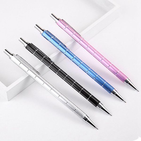 4pcs 0.5mm metal mechanical pencil press automatic pens for writing drawing stationery school office supplies, Blue;orange
4pcs 0.5mm metal mechanical pencil press automatic pens for writing drawing stationery school office supplies, Blue;orange