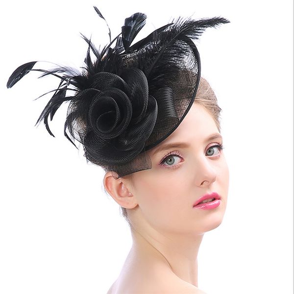 2019 new fascinators hat women flower mesh ribbons feathers fedoras hat headband cocktail party headwewar for girls ad0769, Blue;gray
2019 new fascinators hat women flower mesh ribbons feathers fedoras hat headband cocktail party headwewar for girls ad0769, Blue;gray