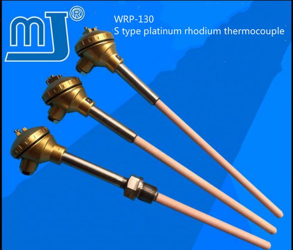 wrp-130 platinum rhodium thermocouple, s type, precision high temperature corundum tube, 0-1600 degree temperature sensor
wrp-130 platinum rhodium thermocouple, s type, precision high temperature corundum tube, 0-1600 degree temperature sensor
