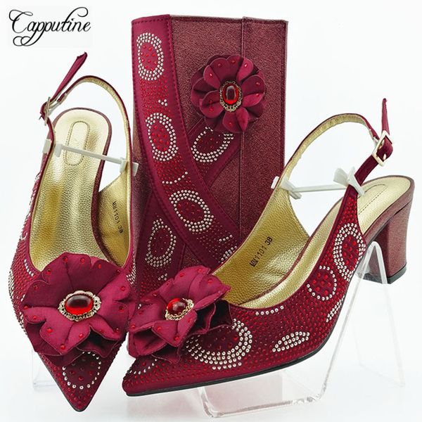 italian flowers rhinestone shoes and purse set fashion africa high heels shoes and bag set for wedding dress, Black
italian flowers rhinestone shoes and purse set fashion africa high heels shoes and bag set for wedding dress, Black