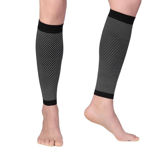 1 pair calf compression sleeves lightweight breathable leg support sleeve for men women kh889, Black
1 pair calf compression sleeves lightweight breathable leg support sleeve for men women kh889, Black