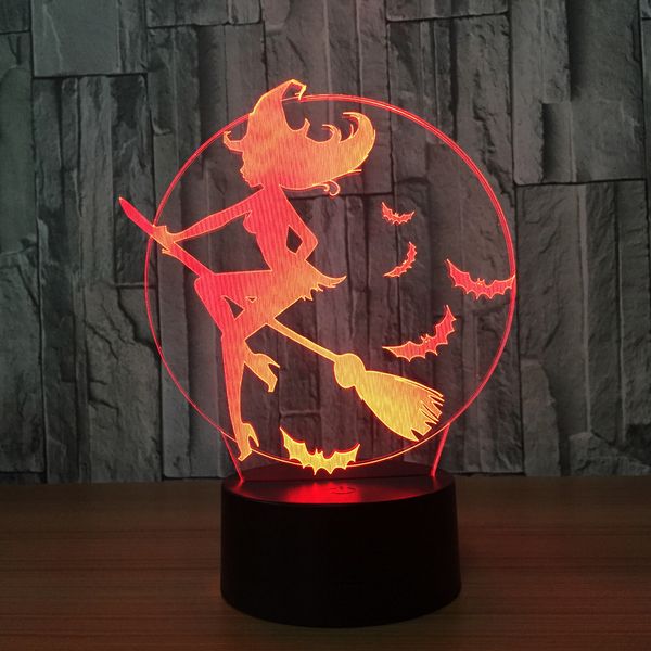 halloween bat witch 3d led lamp acrylic 7 color changing 3d led nightlight bedroom lamp living room lights decoration touch usb
halloween bat witch 3d led lamp acrylic 7 color changing 3d led nightlight bedroom lamp living room lights decoration touch usb