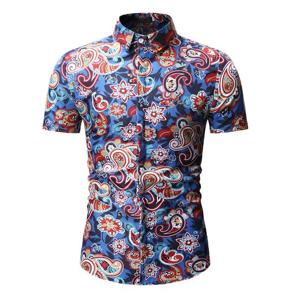 men casual shirts summer short sleeve slim color shirt beach paisley pattern work daily life party prom nightclub stage dress, White;black
men casual shirts summer short sleeve slim color shirt beach paisley pattern work daily life party prom nightclub stage dress, White;black