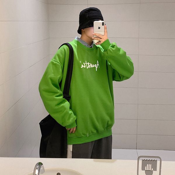 winter new plus velvet hoodies men warm fashion solid color letter printing casual o-neck pullover man hip hop loose sweatshirt, Black
winter new plus velvet hoodies men warm fashion solid color letter printing casual o-neck pullover man hip hop loose sweatshirt, Black