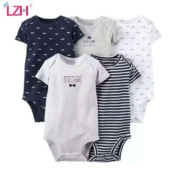 2020 summer baby boys clothes stripe cotton short sleeve jumpsuit 5pcs outfits kids rompers for baby infant clothing 6-24 month, Blue
2020 summer baby boys clothes stripe cotton short sleeve jumpsuit 5pcs outfits kids rompers for baby infant clothing 6-24 month, Blue