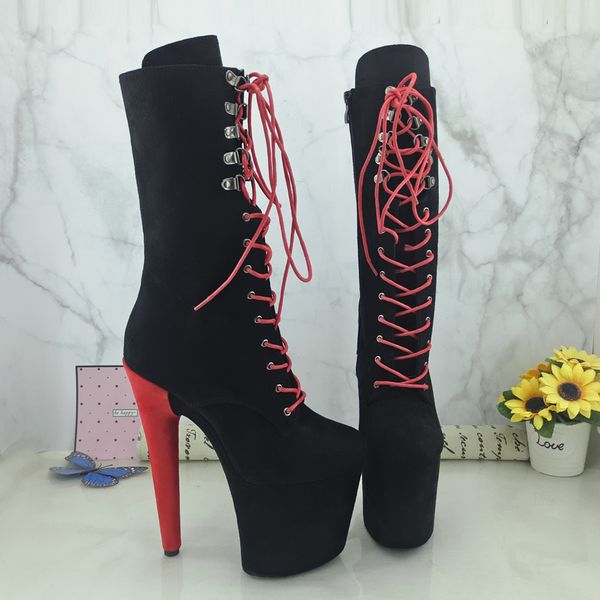 leecabe red and black suede 20cm pole dancing shoes high heel platform pole dance boot
leecabe red and black suede 20cm pole dancing shoes high heel platform pole dance boot