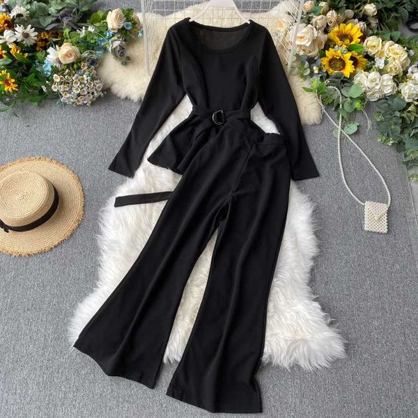 2019 lotus leaf coat commuting women's royal sister professional suit female high waist flared pants fashionable two-piece suit, White;black
2019 lotus leaf coat commuting women's royal sister professional suit female high waist flared pants fashionable two-piece suit, White;black