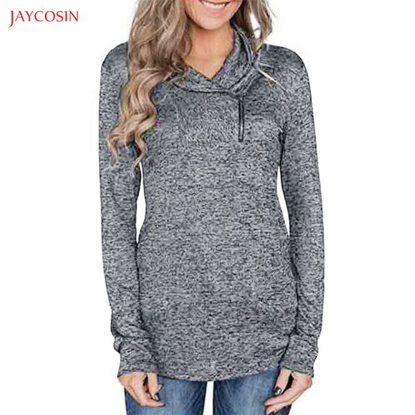 jaycosin clothes women loose solid color zipper collar sweatshirt coat ladies long sleeve autumn winter warm cotton blouse, Black
jaycosin clothes women loose solid color zipper collar sweatshirt coat ladies long sleeve autumn winter warm cotton blouse, Black