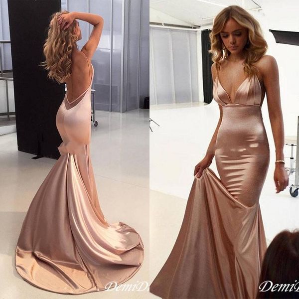 elegant nude prom dresses 2019 spaghetti backless sweep train backless simple stain mermaid occasion red carpet evening gown
elegant nude prom dresses 2019 spaghetti backless sweep train backless simple stain mermaid occasion red carpet evening gown