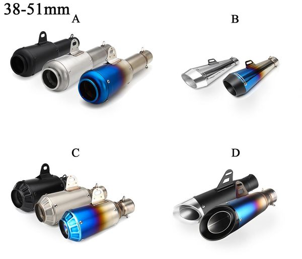 universal 1set 38-51mm motorcycle exhaust muffler escape slip on pipe fit motorbike scooter atv dirt bike diy blue
universal 1set 38-51mm motorcycle exhaust muffler escape slip on pipe fit motorbike scooter atv dirt bike diy blue
