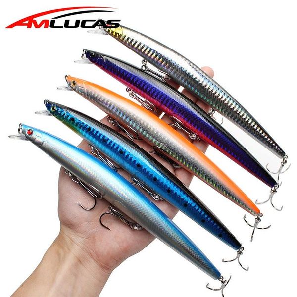 amlucas 18cm 23.1g big minnow lure floating sea fishing lures hard bait artificial pesca sea fishing wobblers crankbait ww1100 ibbnd
amlucas 18cm 23.1g big minnow lure floating sea fishing lures hard bait artificial pesca sea fishing wobblers crankbait ww1100 ibbnd