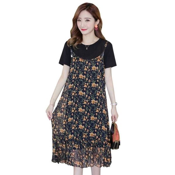 2019 fashion pregnant women solid long t-shirt+print flower pleated sling dress suit maternity causal set pregnancy clothes q755, White
2019 fashion pregnant women solid long t-shirt+print flower pleated sling dress suit maternity causal set pregnancy clothes q755, White