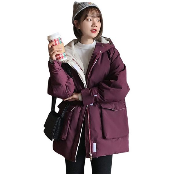 women winter 2019 coats parka fashion new korean cotton women's long cotton coat women's down padded slim jacket, Tan;black
women winter 2019 coats parka fashion new korean cotton women's long cotton coat women's down padded slim jacket, Tan;black