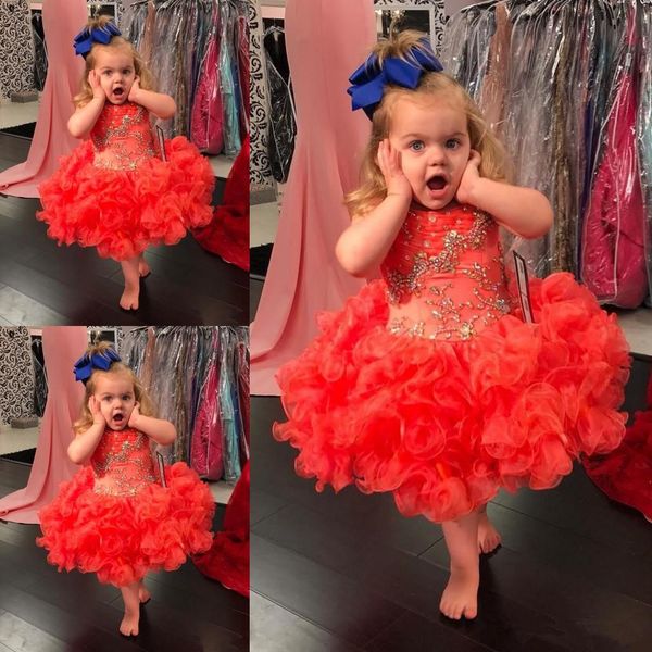 Cute Organza Knee Length Toddler Girl's Pageant Dresses Glitze Beaded Cupcake Lovely Birthday Party Wedding Flower Girl's Dresses Z54
Cute Organza Knee Length Toddler Girl's Pageant Dresses Glitze Beaded Cupcake Lovely Birthday Party Wedding Flower Girl's Dresses Z54