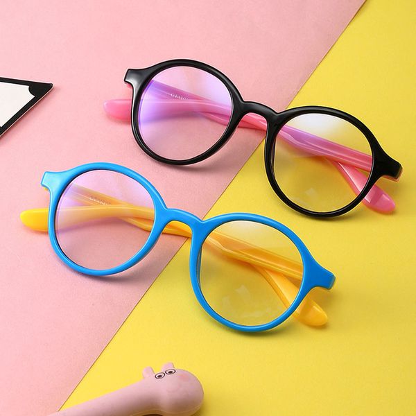 round anti blue light glasses 2020 candy color child soft glasses uv400 anti glare computer kids optical frame, White;black
round anti blue light glasses 2020 candy color child soft glasses uv400 anti glare computer kids optical frame, White;black