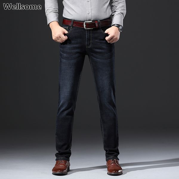 straight denim pants trousers jeans men brand cotton skinny male pants middle waist casual trousers full long for men's jean, Blue
straight denim pants trousers jeans men brand cotton skinny male pants middle waist casual trousers full long for men's jean, Blue