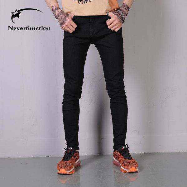 tide men skinny black hip hop denim pants fashion streetwear male solid color cotton casual elastic slim jogger biker jeans, Blue
tide men skinny black hip hop denim pants fashion streetwear male solid color cotton casual elastic slim jogger biker jeans, Blue