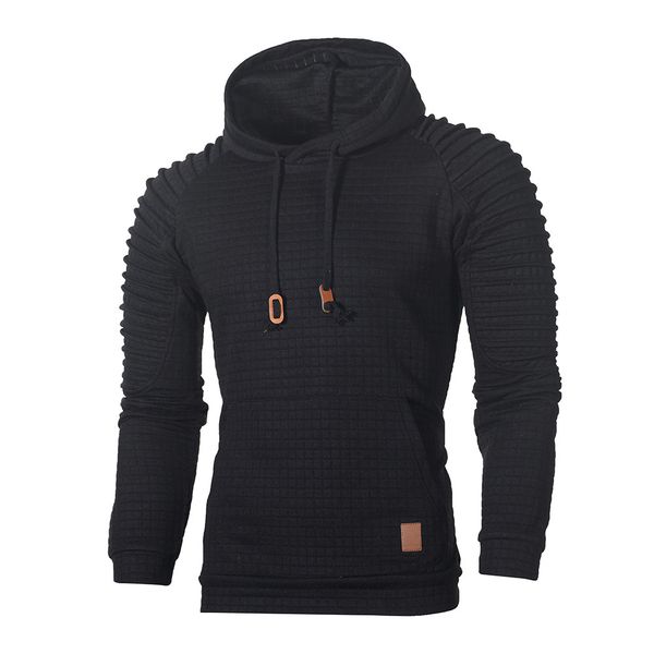 new hoodie hooded pullover sweatshirt men's autumn winter long sleeve fashion plaid tee casual outwear blouse sweatshirt, Black
new hoodie hooded pullover sweatshirt men's autumn winter long sleeve fashion plaid tee casual outwear blouse sweatshirt, Black