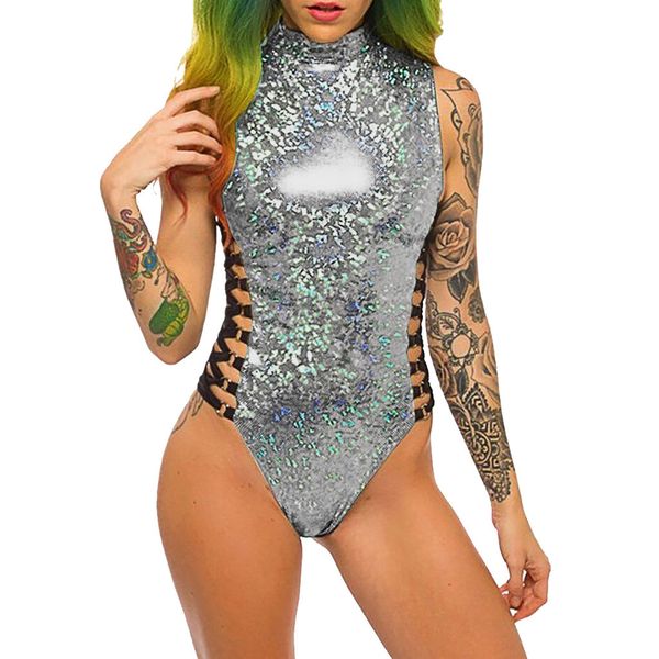 youyedian 2019 women fashion colorful high collar zipper radiation tether jumpsuits #f, Black;white
youyedian 2019 women fashion colorful high collar zipper radiation tether jumpsuits #f, Black;white