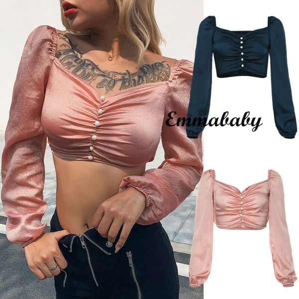 streetwear women's off shoulder solid long sleeves low cut short clubwear lantern sleeve casual cami blouse crop top
streetwear women's off shoulder solid long sleeves low cut short clubwear lantern sleeve casual cami blouse crop top