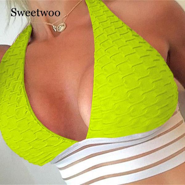 sweetwoo solid color sports bra women summer beach crop woman yoga running push up bras fitness tank sleeveless, White;black
sweetwoo solid color sports bra women summer beach crop woman yoga running push up bras fitness tank sleeveless, White;black