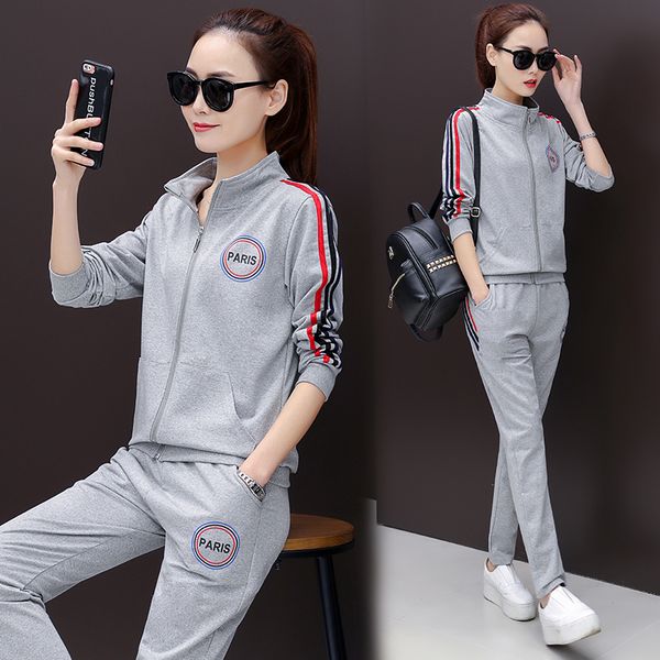 big size 3xl tracksuit women 2 pieces set outwear sweatsuit zipper striped causal long sleeve sweatshirt+long pants women's sets, White
big size 3xl tracksuit women 2 pieces set outwear sweatsuit zipper striped causal long sleeve sweatshirt+long pants women's sets, White