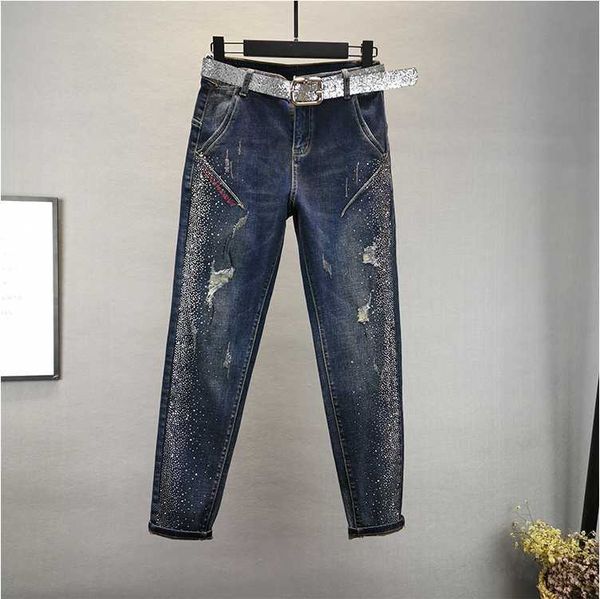 women's jeans blue diamond women high waist denim 2021 spring autumn loose ripped cross-pants streetwear
women's jeans blue diamond women high waist denim 2021 spring autumn loose ripped cross-pants streetwear