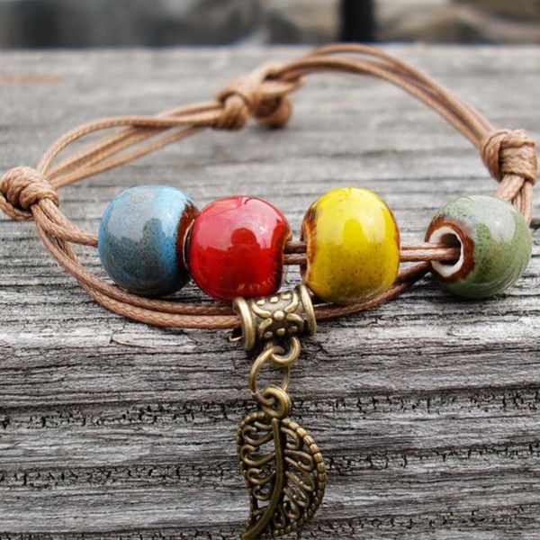 2019 new arrival drop shipping original women national wind porcelain beads bracelet handmade ceramic braided rope bracelet, Black
2019 new arrival drop shipping original women national wind porcelain beads bracelet handmade ceramic braided rope bracelet, Black