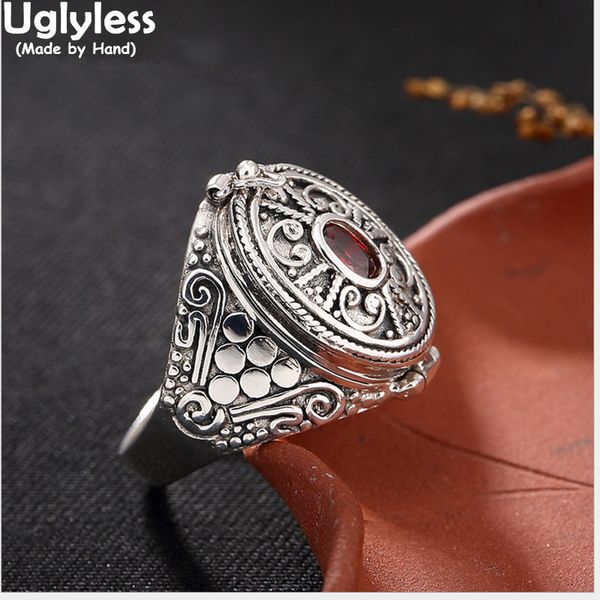 uglyless s 925 sterling silver rings women vintage nepal ethnic ring buddhism openable gaudencio thai silver box garnet jewelry, Slivery;golden
uglyless s 925 sterling silver rings women vintage nepal ethnic ring buddhism openable gaudencio thai silver box garnet jewelry, Slivery;golden