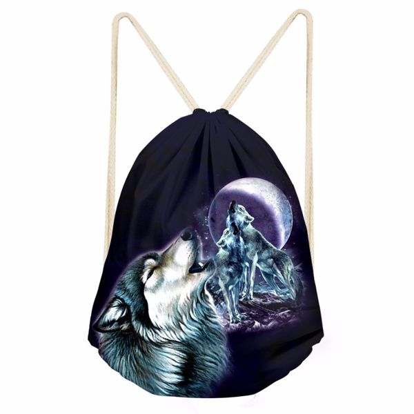 noisydesigns wolf moon print drawstring bag string sack beach travel dog backpack for teenagers shopper bag dropshipping 2018
noisydesigns wolf moon print drawstring bag string sack beach travel dog backpack for teenagers shopper bag dropshipping 2018